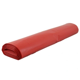 LDPE vrecia červené hrubé 1000x1250mm/0,080mm 250L 10ks