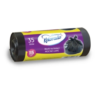 Vrecia do košov 35L Kolorado 15 ks