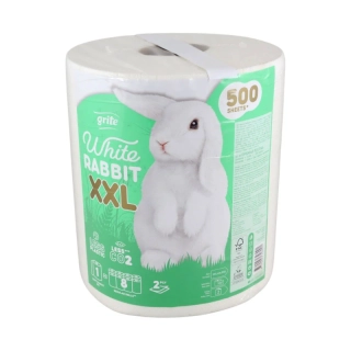 Papierová utierka GRITE White Rabbit XXL 100% celulóza 2 vrst. 1ks